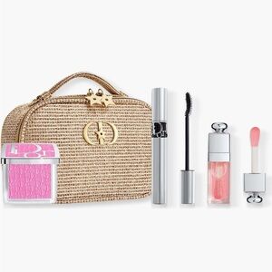 DIOR Volume & Glow
Makeup Set Luxury Makeup Set Pink Blush Mascara and lip shine